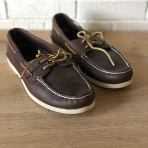 Men’s Sperry Top Siders Size 11.5 Brown leather